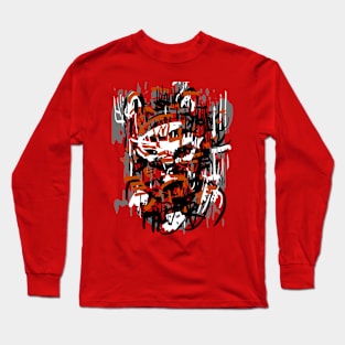 mummy (abstract face) Long Sleeve T-Shirt